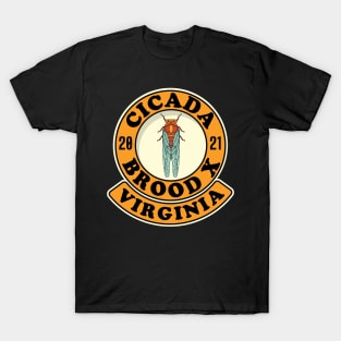 Cicada 2021 Brood X Virginia VA T-Shirt